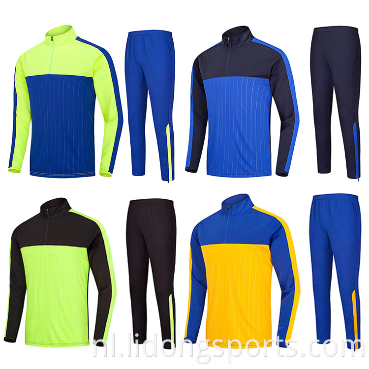 Factory Groothandel Sport Training Kleding Men Gewoon voetbal voetbal Tracksuit